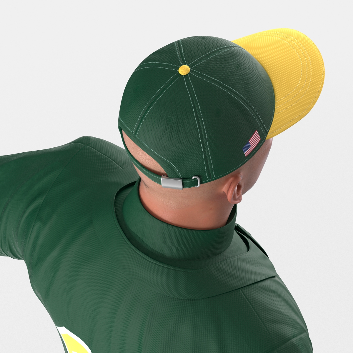 3D Baseball Player Generic model