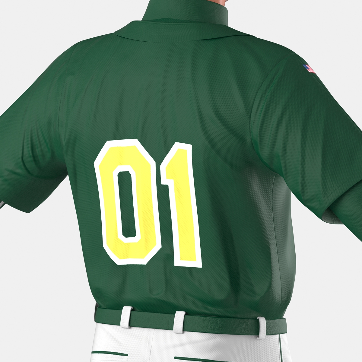 3D Baseball Player Generic model