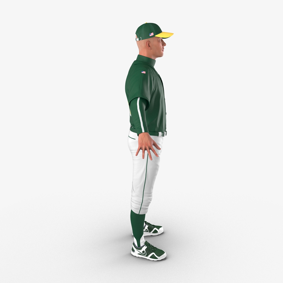 3D model Baseball Player Generic 2