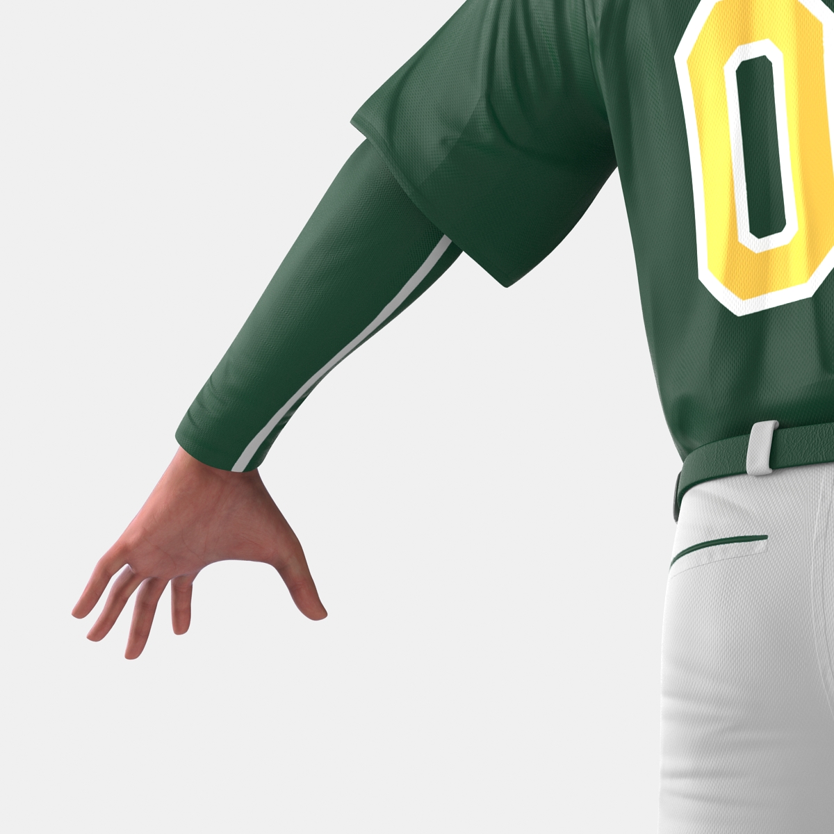 3D model Baseball Player Generic 2