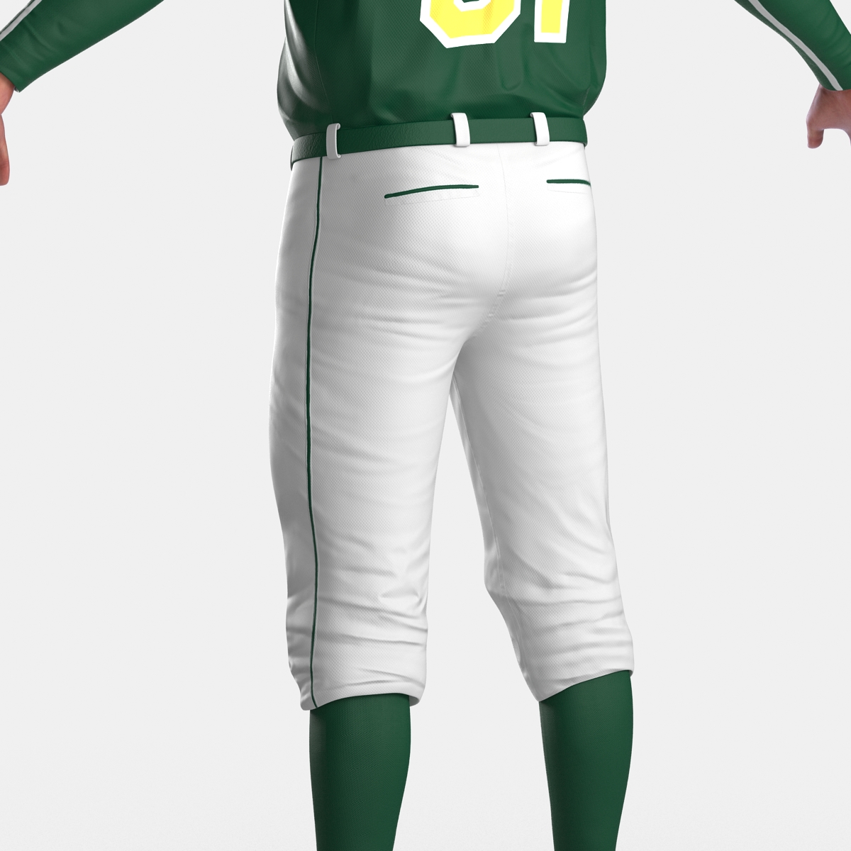 3D model Baseball Player Generic 2