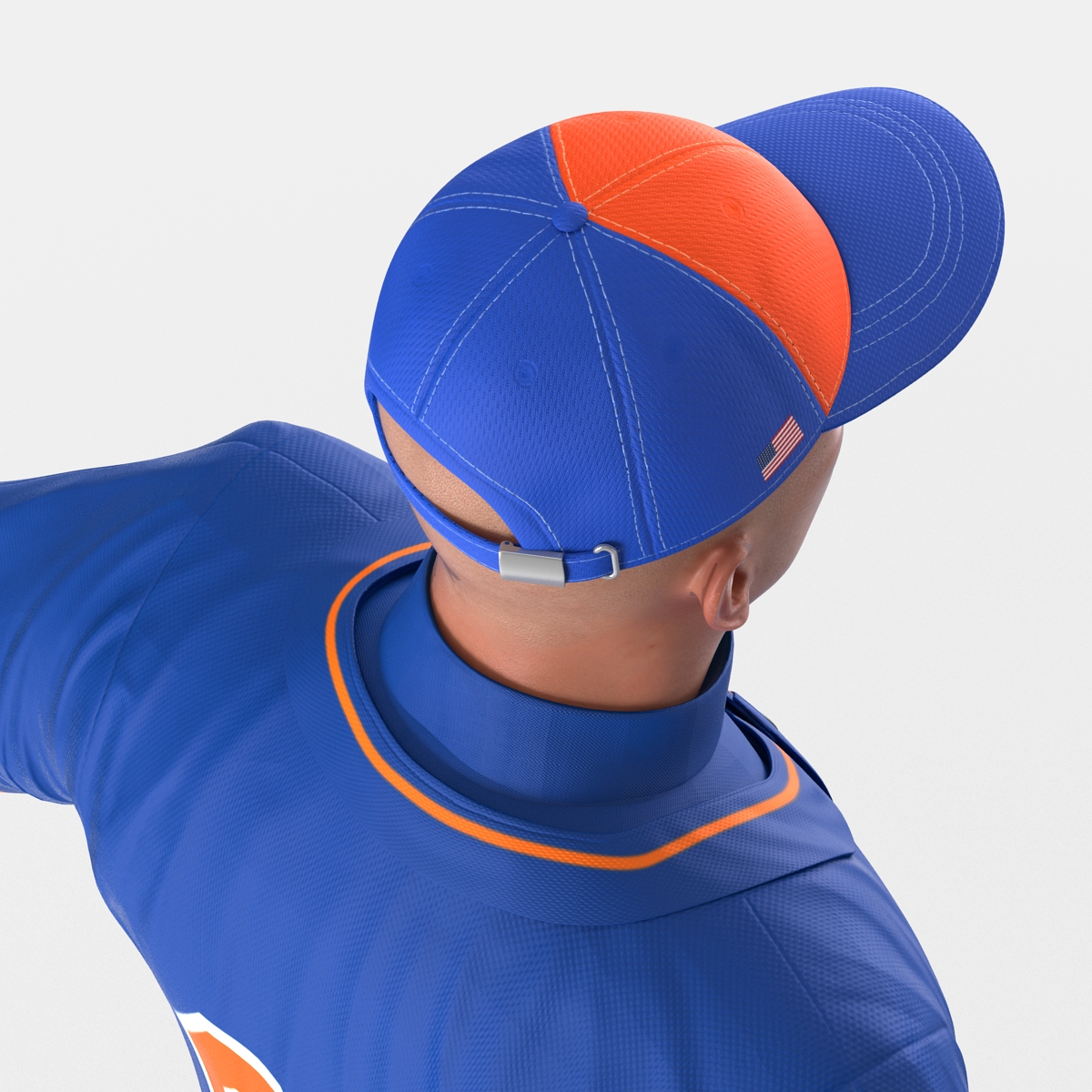 3D model Baseball Player Generic 4