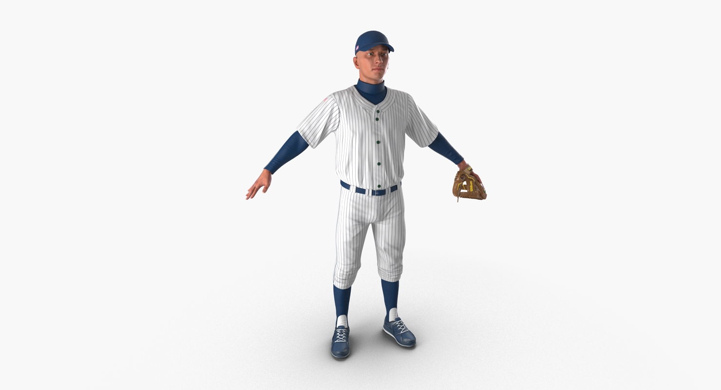 3D model Baseball Player Generic 6