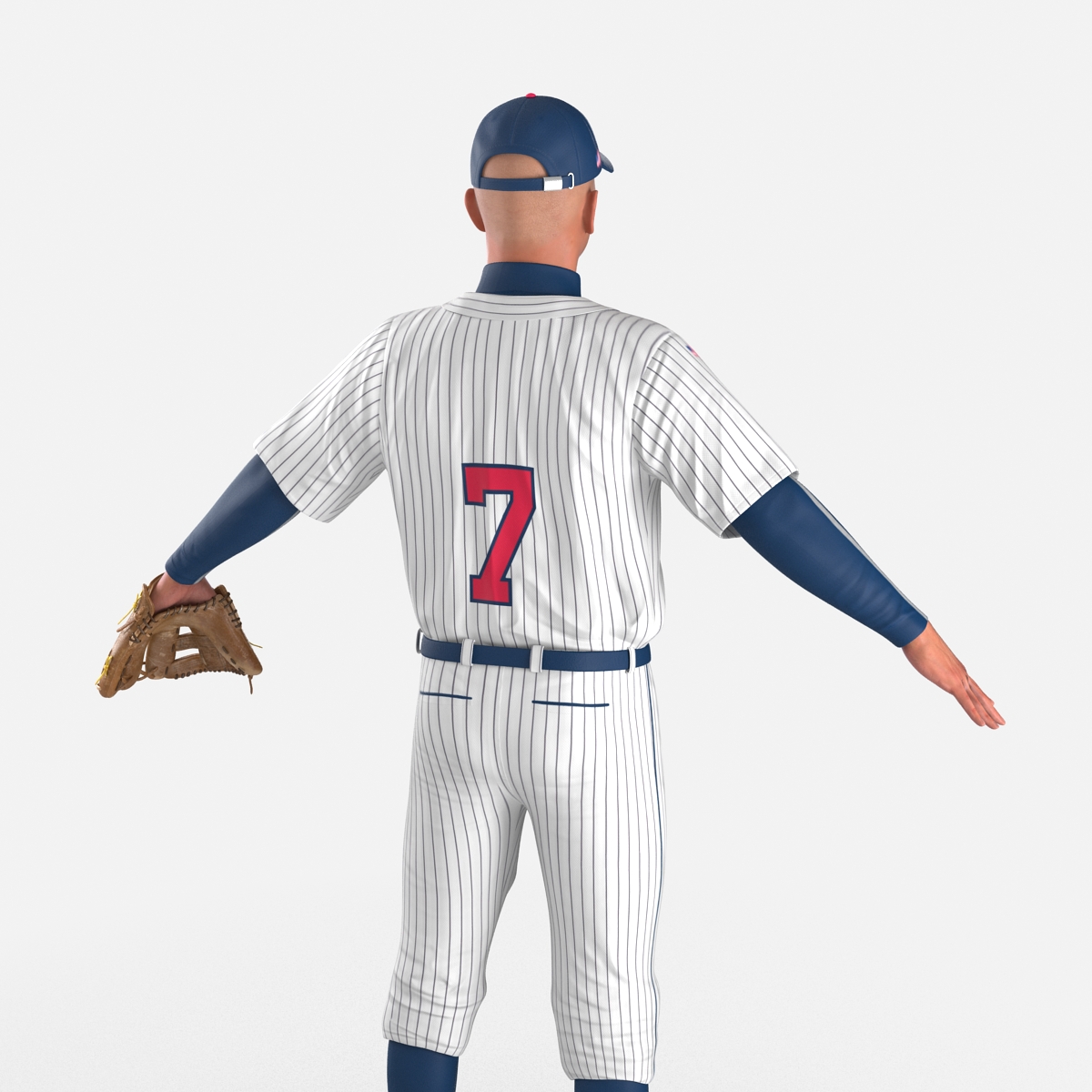 3D model Baseball Player Generic 6