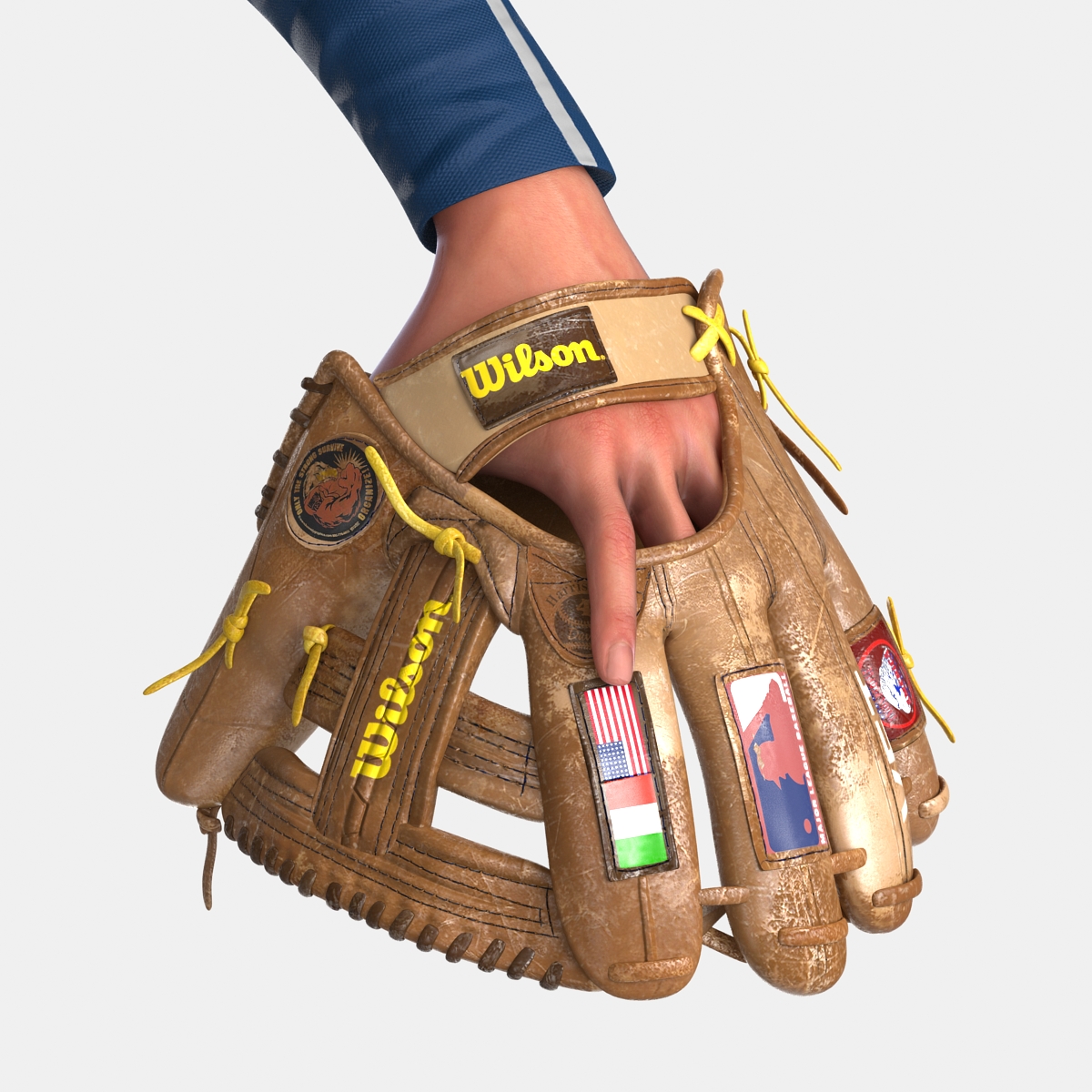 3D model Baseball Player Generic 6