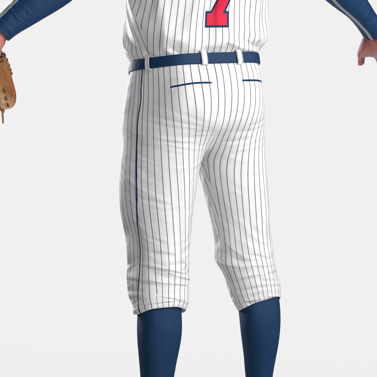 3D model Baseball Player Generic 6