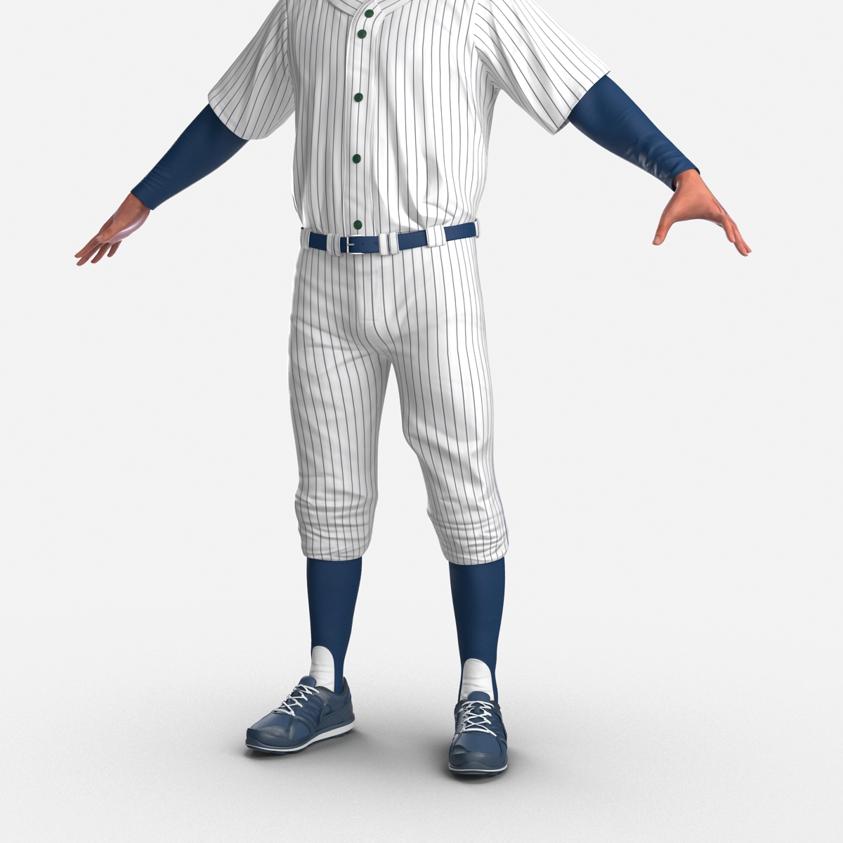 3D model Baseball Player Generic 5