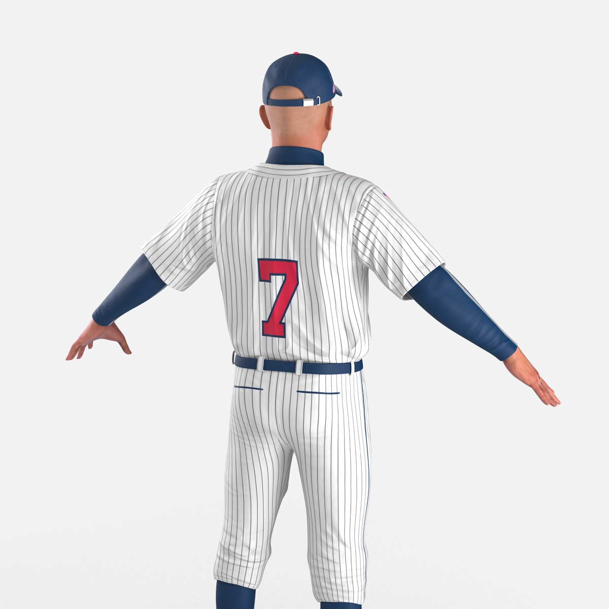 3D model Baseball Player Generic 5