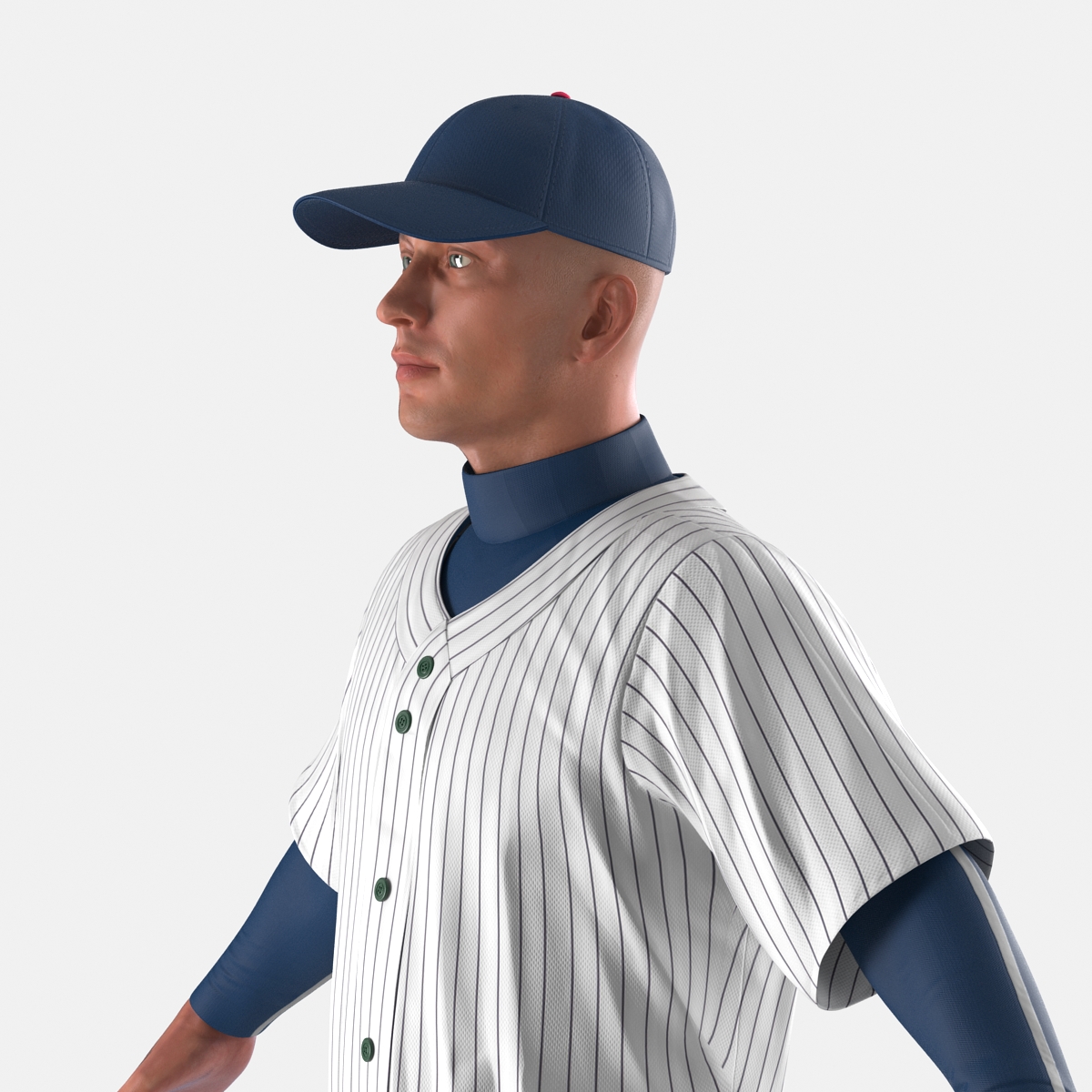 3D model Baseball Player Generic 5