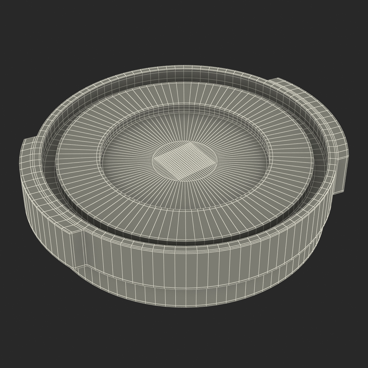 Industrial Anodized End Cap 4 3D model