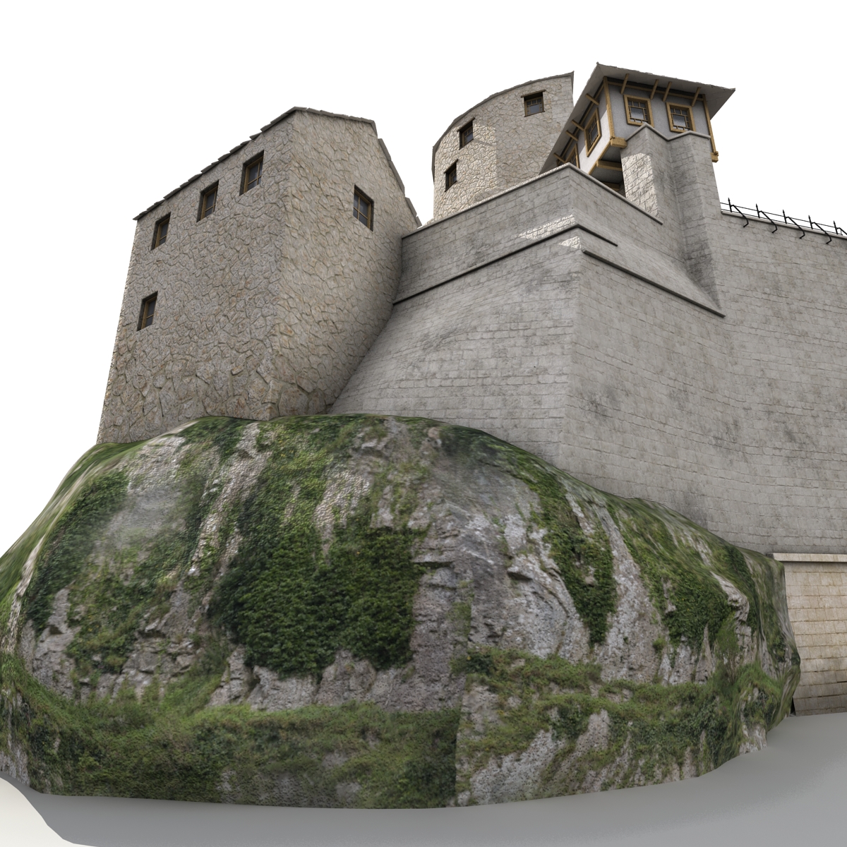 Old Castle on the Hill 3D