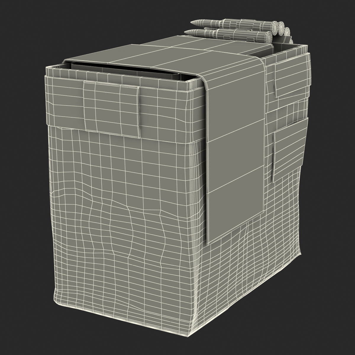 3D Ammo Box for Machine Gun 2