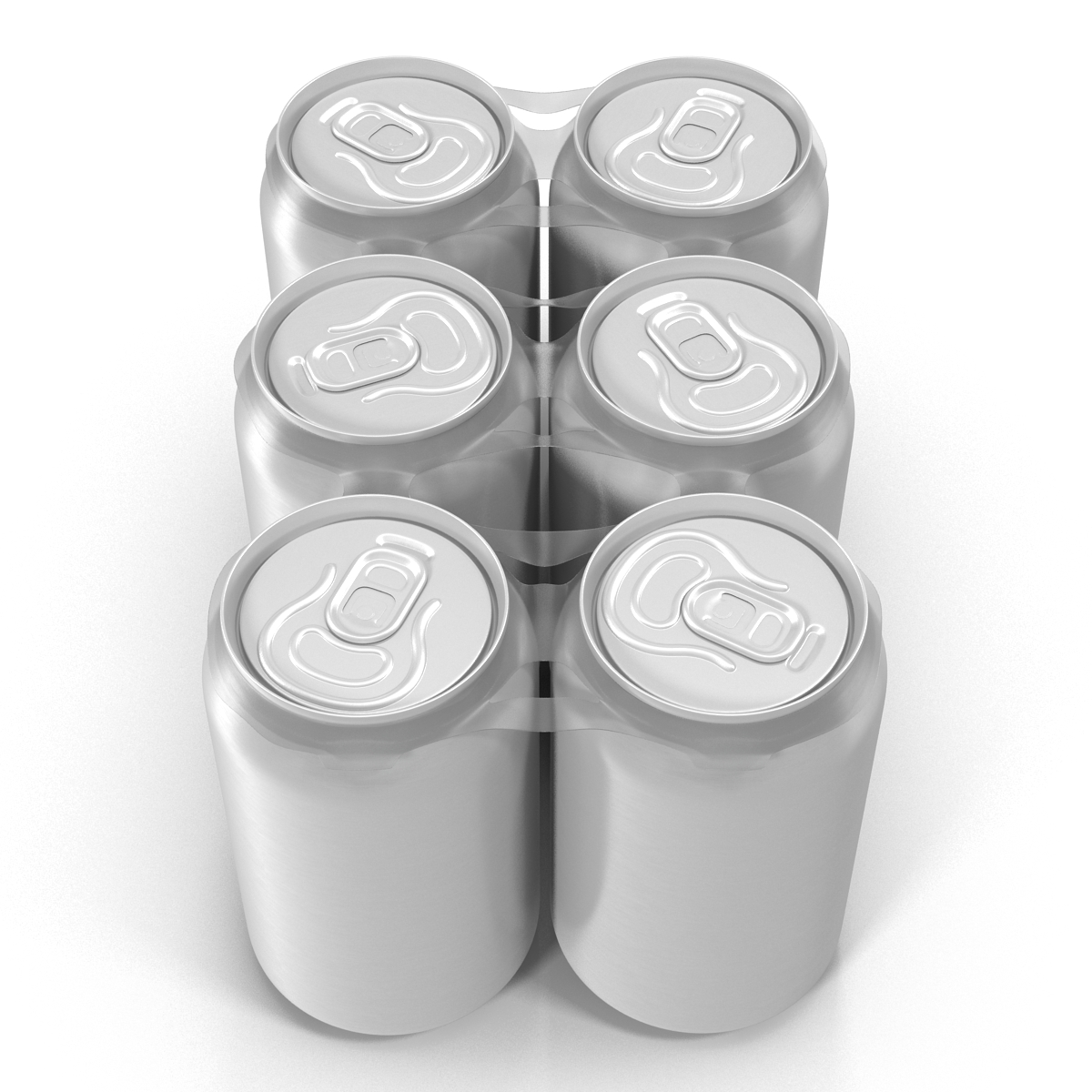 3D Six Pack of Cans