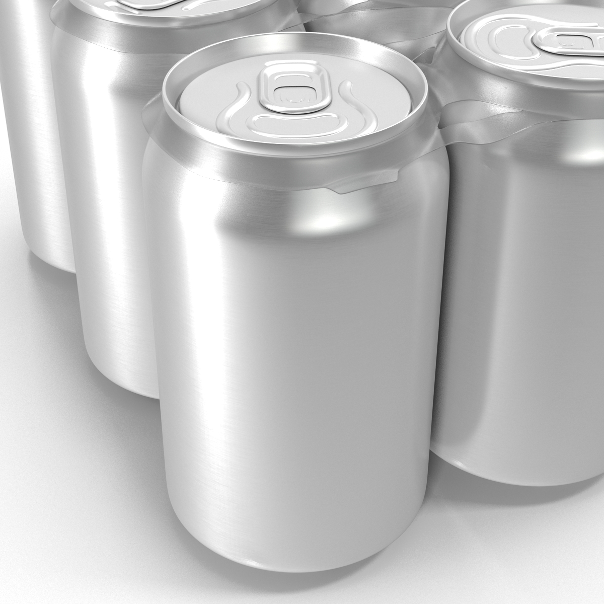 3D Six Pack of Cans