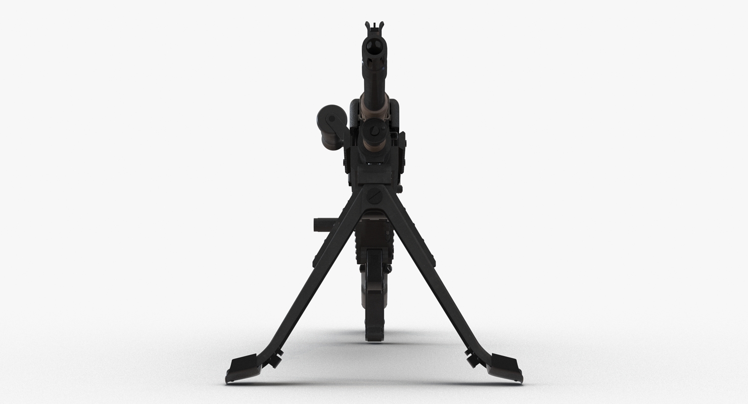 US Machine Gun M240 3D model