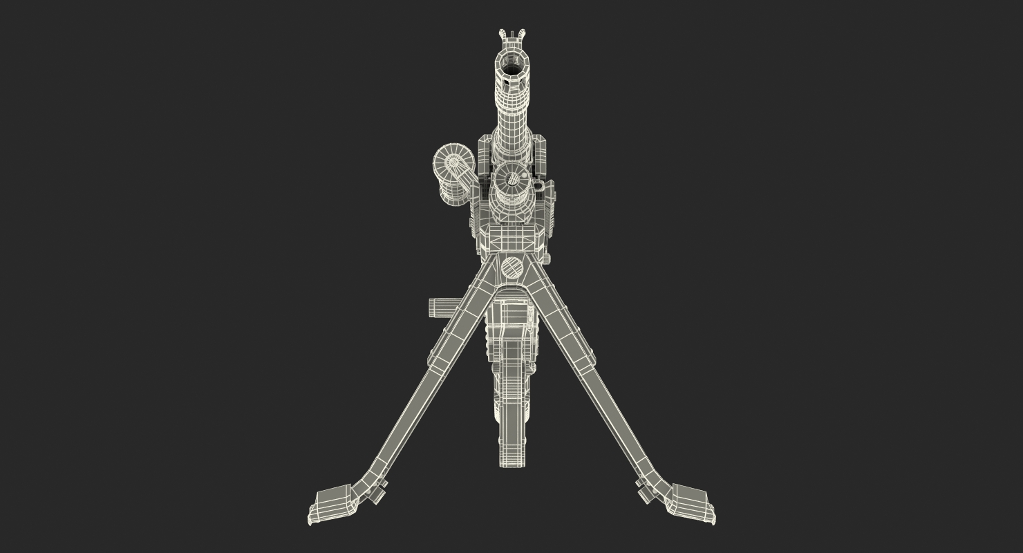 US Machine Gun M240 3D model