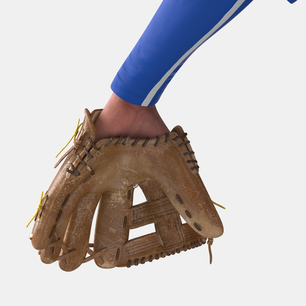 3D model Baseball Player Mets