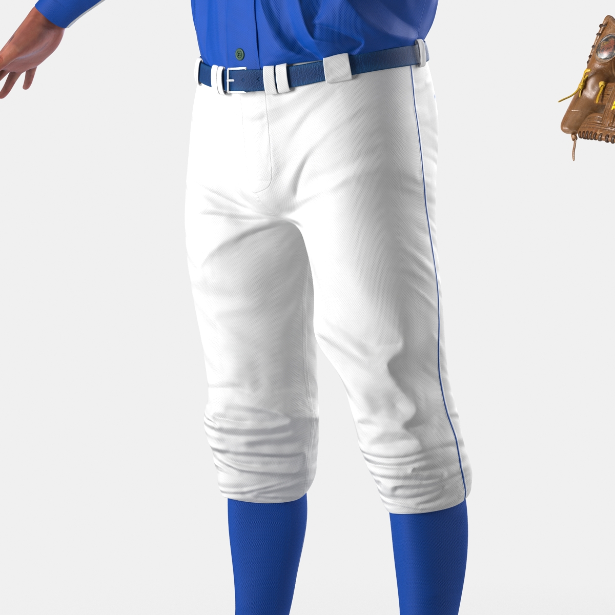 3D model Baseball Player Mets