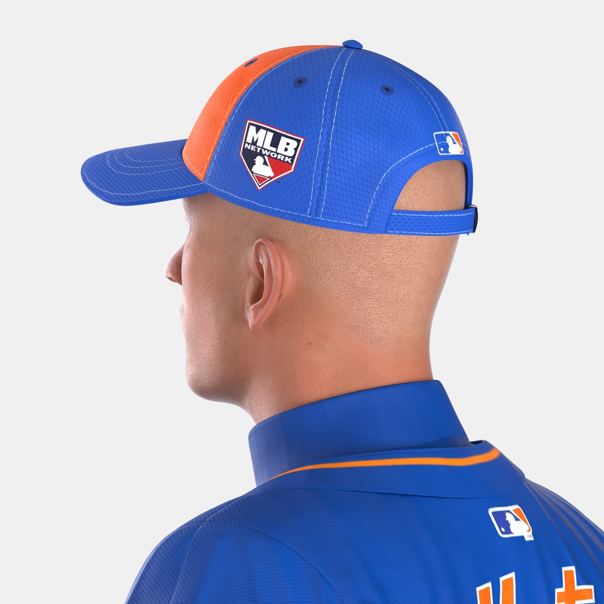 Baseball Player Mets 2 3D