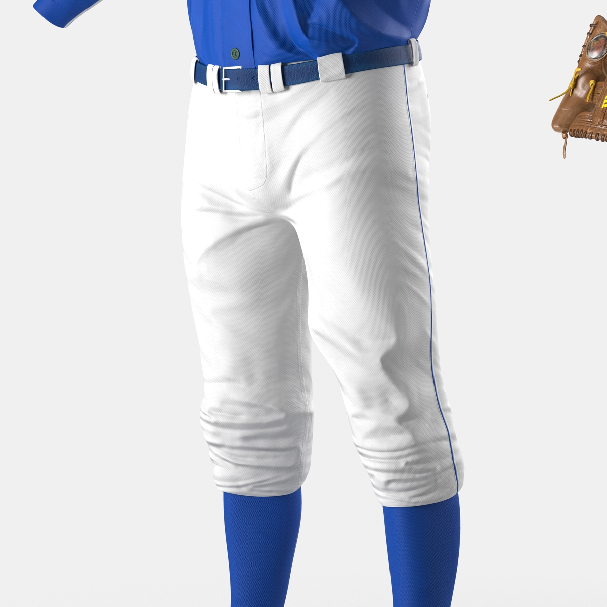 Baseball Player Outfit Mets 3D