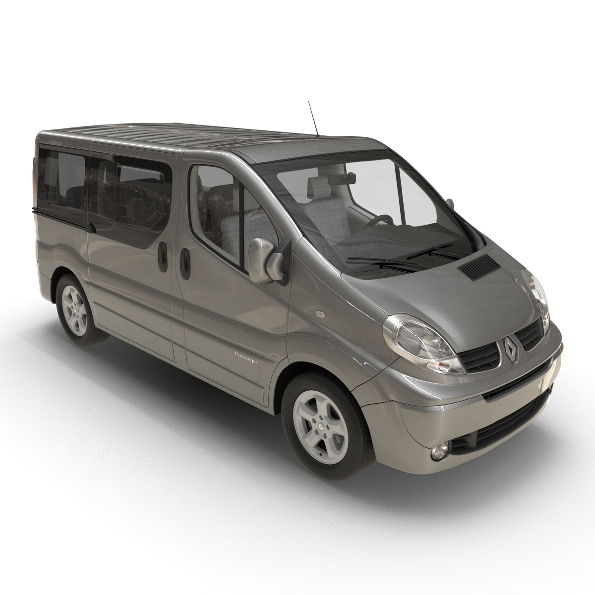 3D model Renault Trafic 2013 Simple Interior