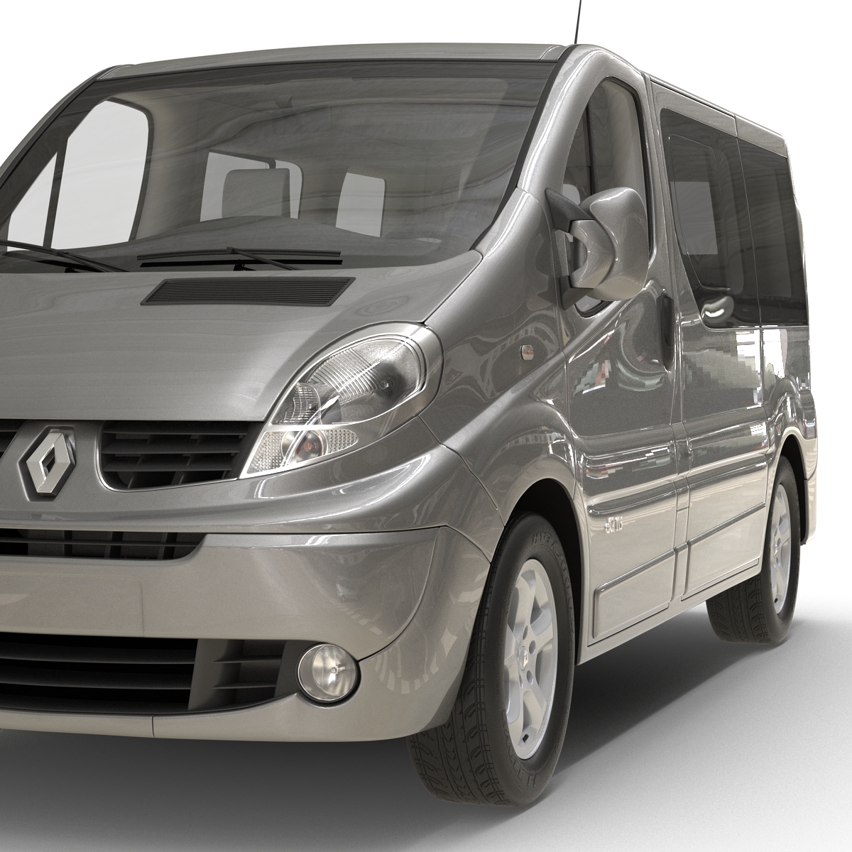 3D model Renault Trafic 2013 Simple Interior