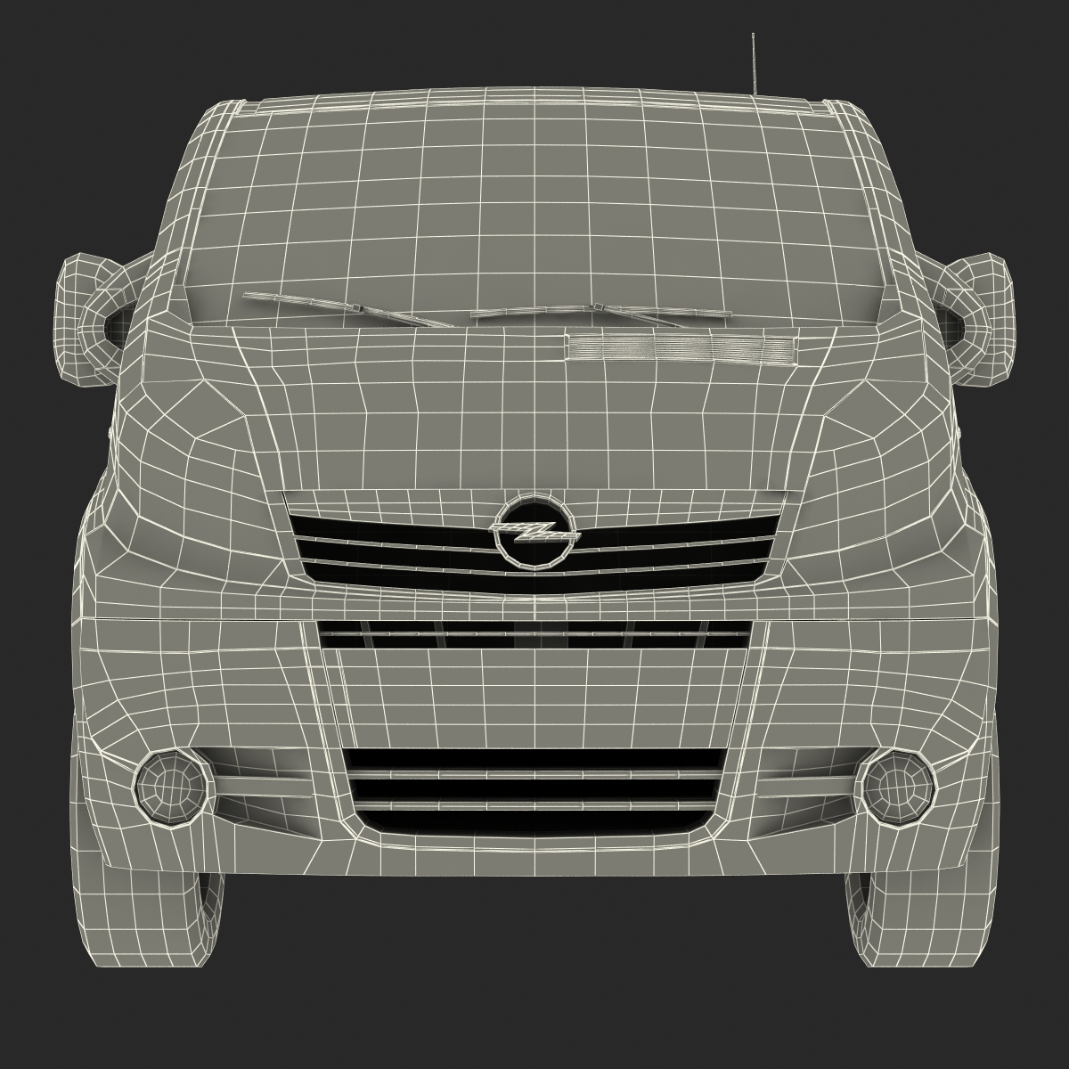 Opel Vivaro 2013 Simple Interior 3D