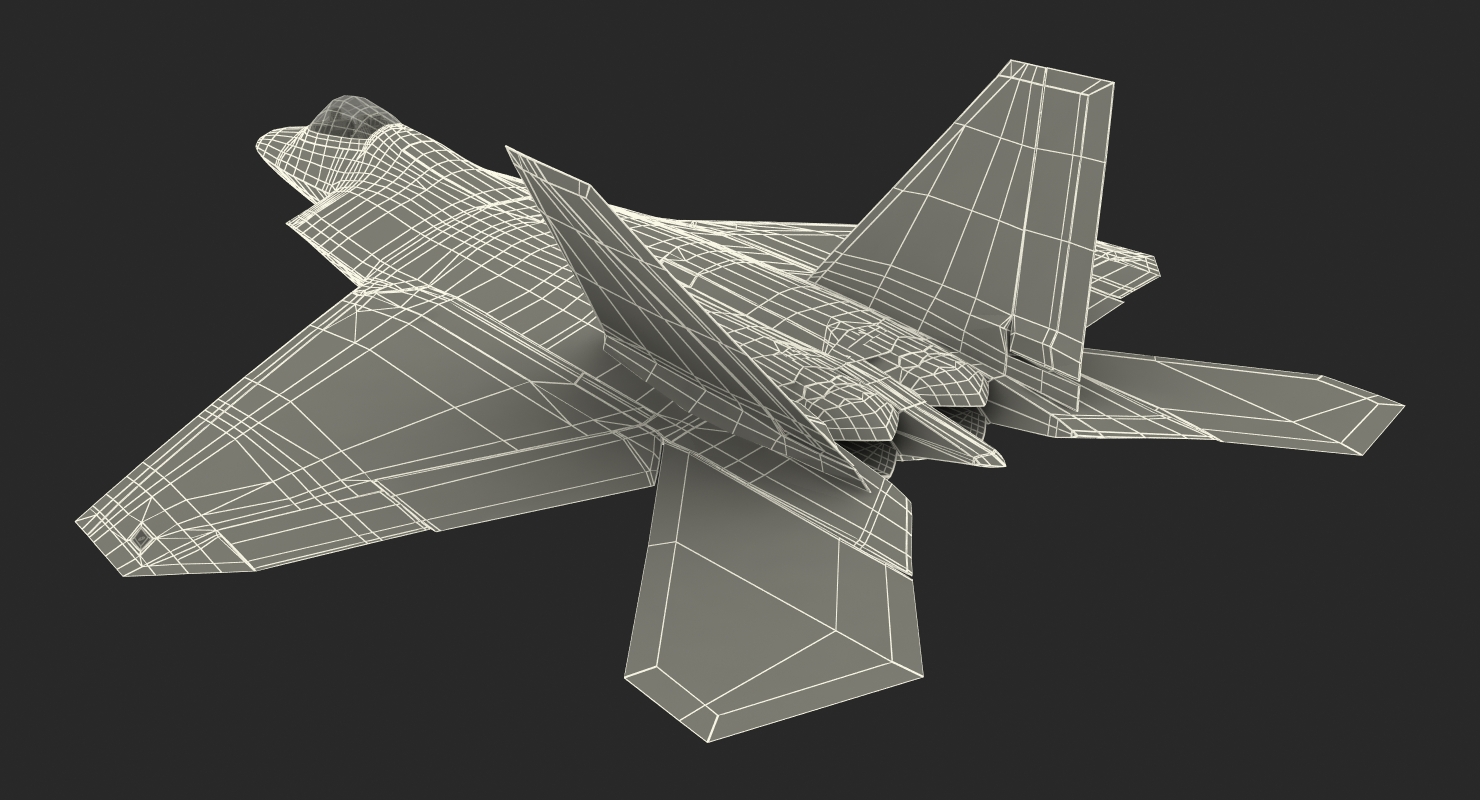 3D F 22 Raptor