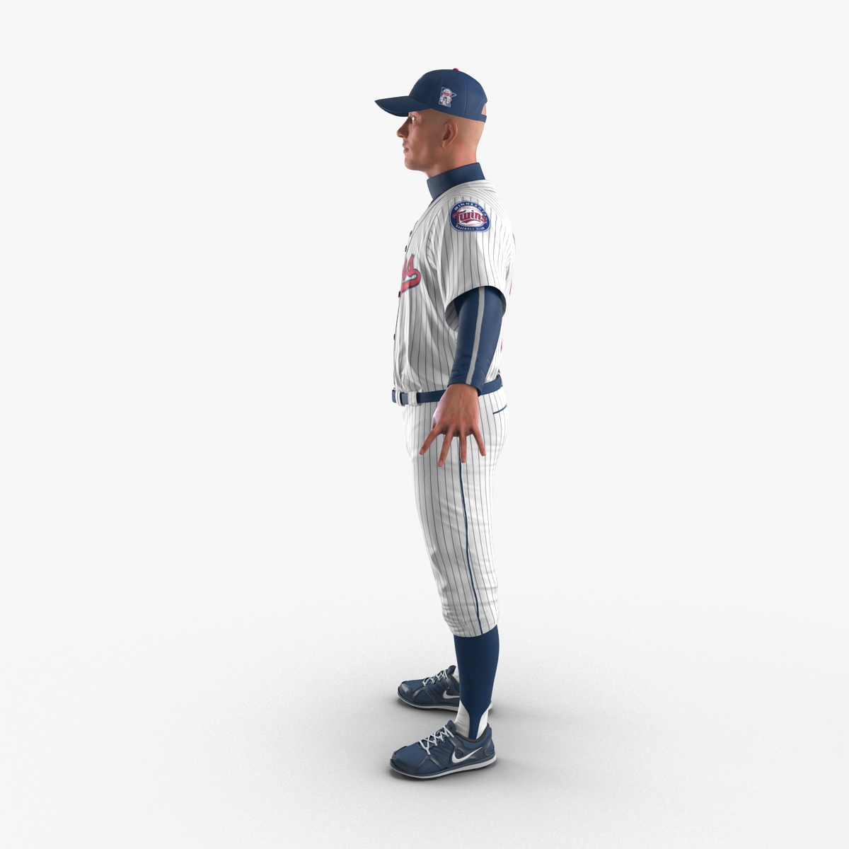 3D Baseball Player Twins 2 model