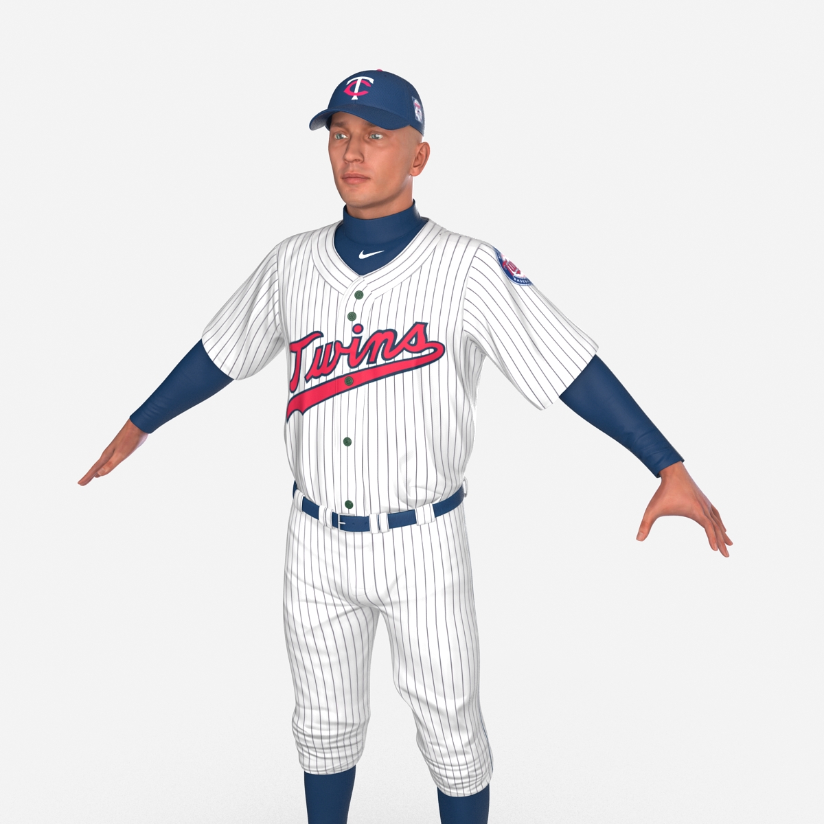 3D Baseball Player Twins 2 model