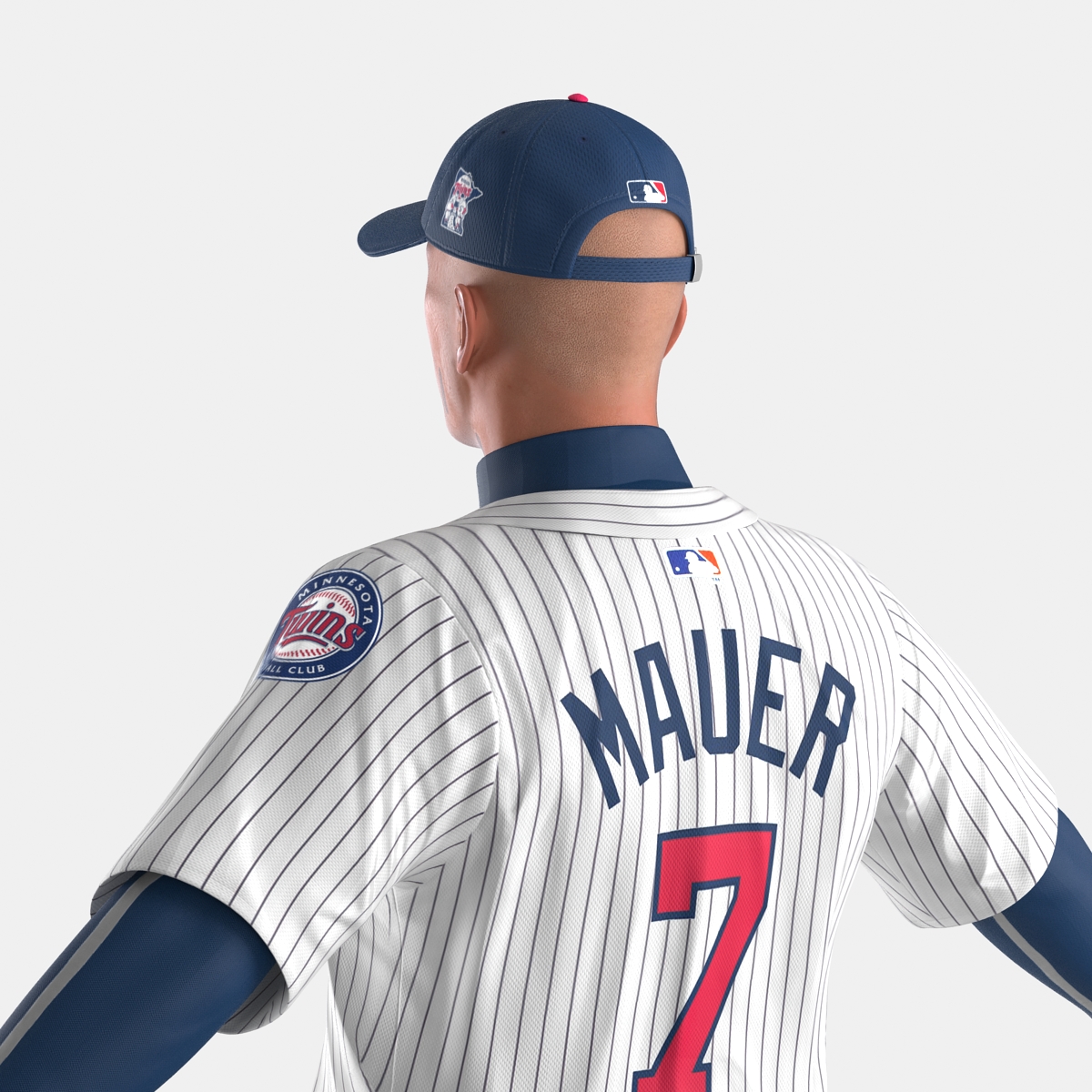 3D Baseball Player Twins 2 model