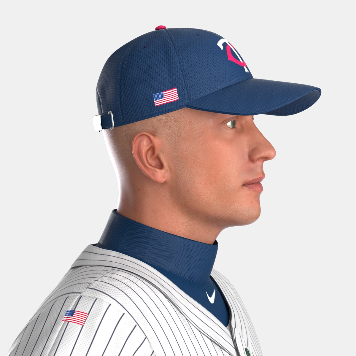 3D Baseball Player Twins 2 model