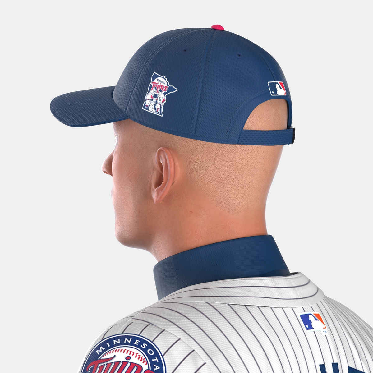 3D Baseball Player Twins 2 model