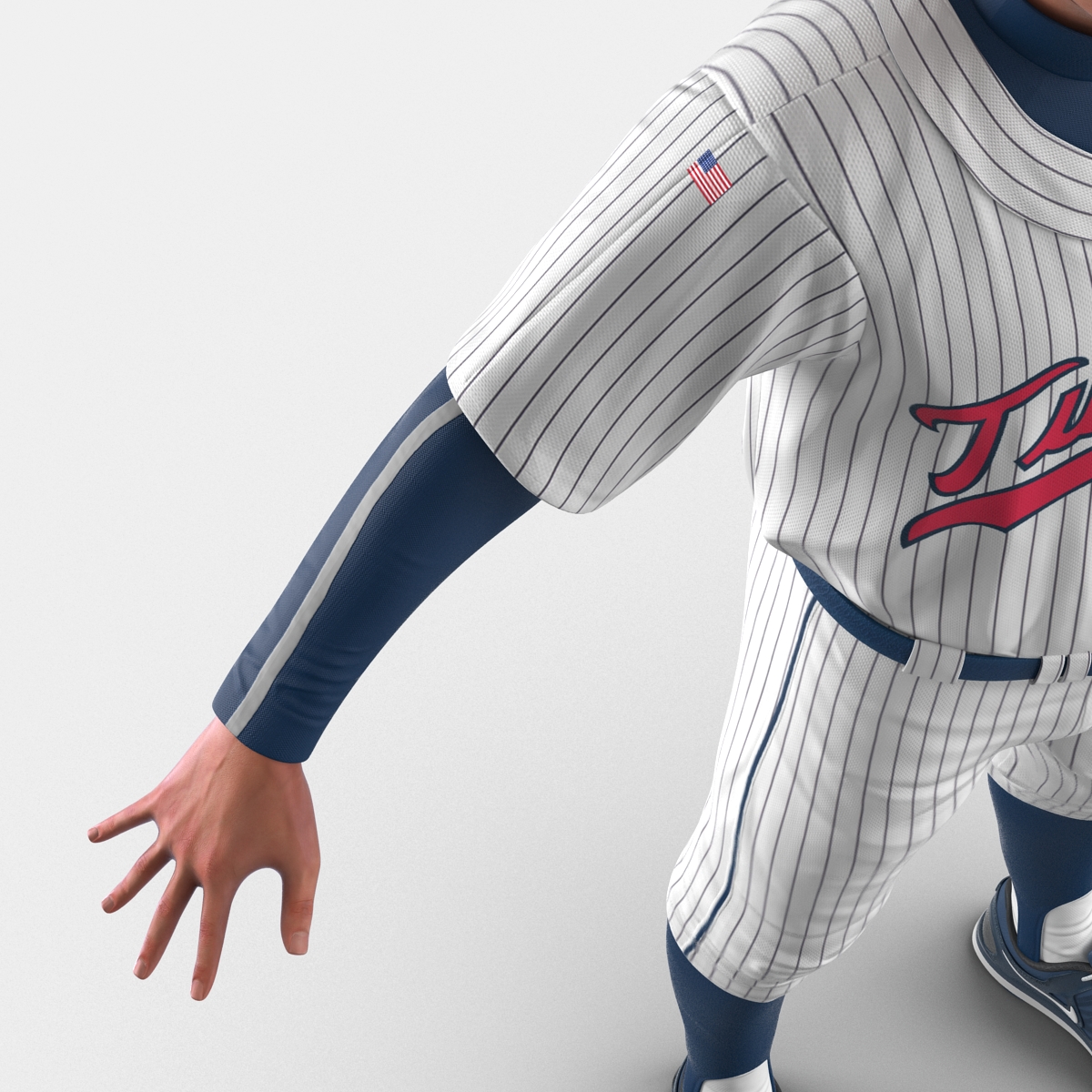 3D Baseball Player Twins 2 model