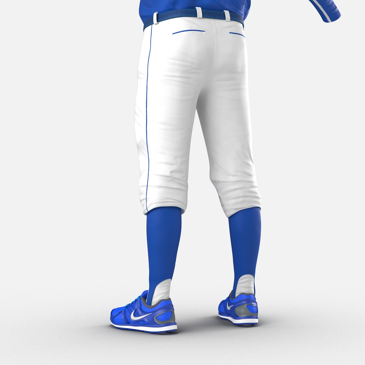 Baseball Player Outfit Mets 3 3D model