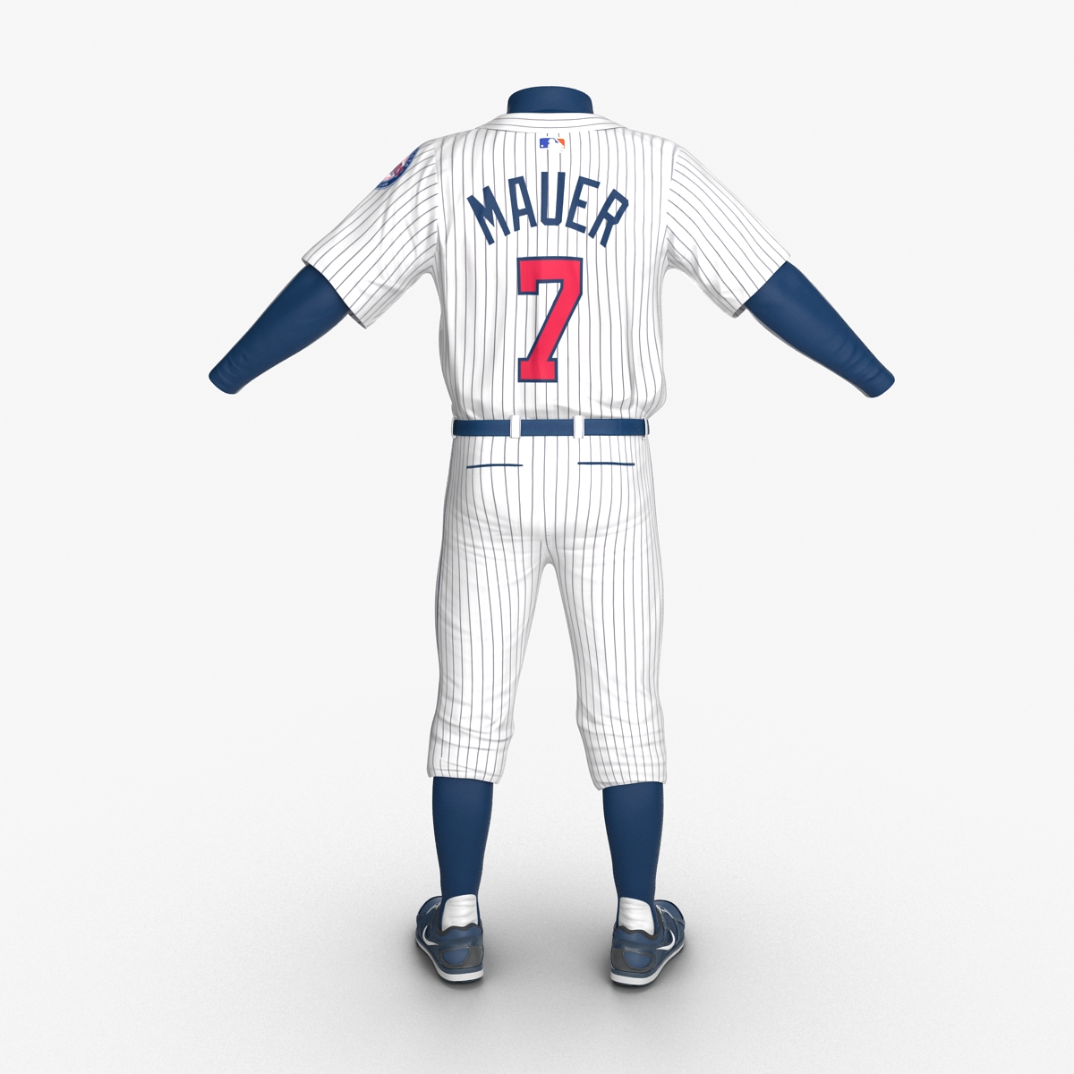 3D model Baseball Player Outfit Twins 3