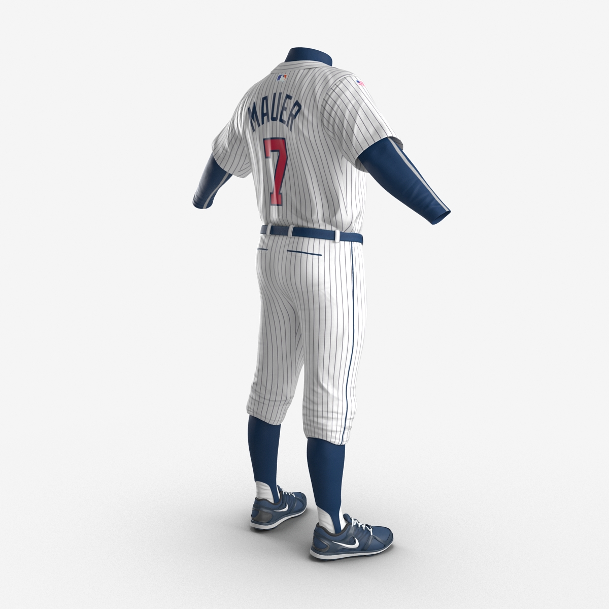 3D model Baseball Player Outfit Twins 3