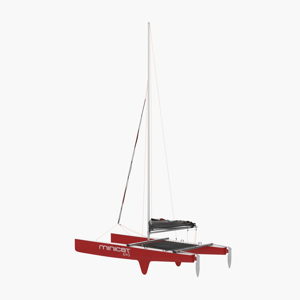 3D model Small Sail Catamaran