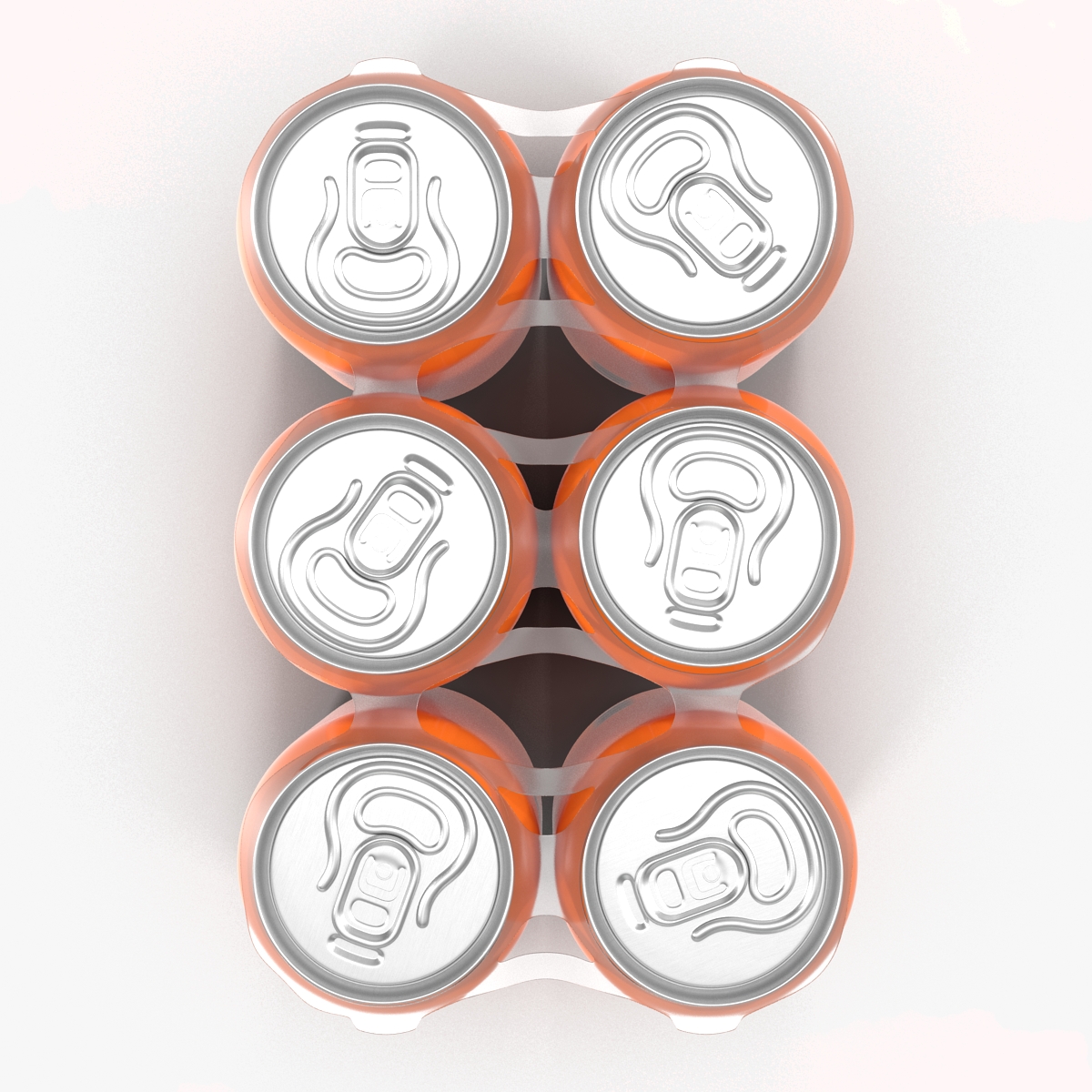 Six Pack of Cans Fanta 3D