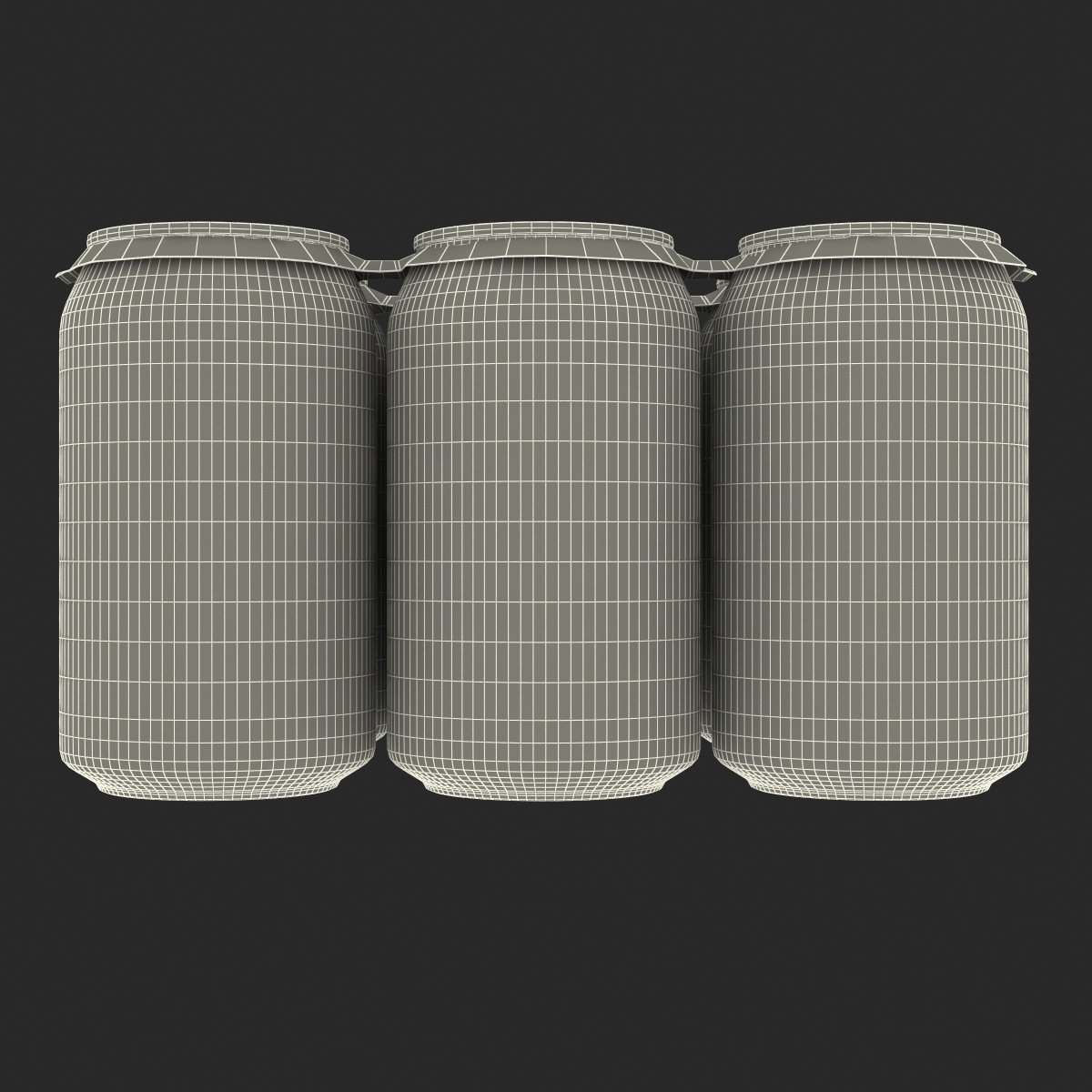 Six Pack of Cans Fanta 3D