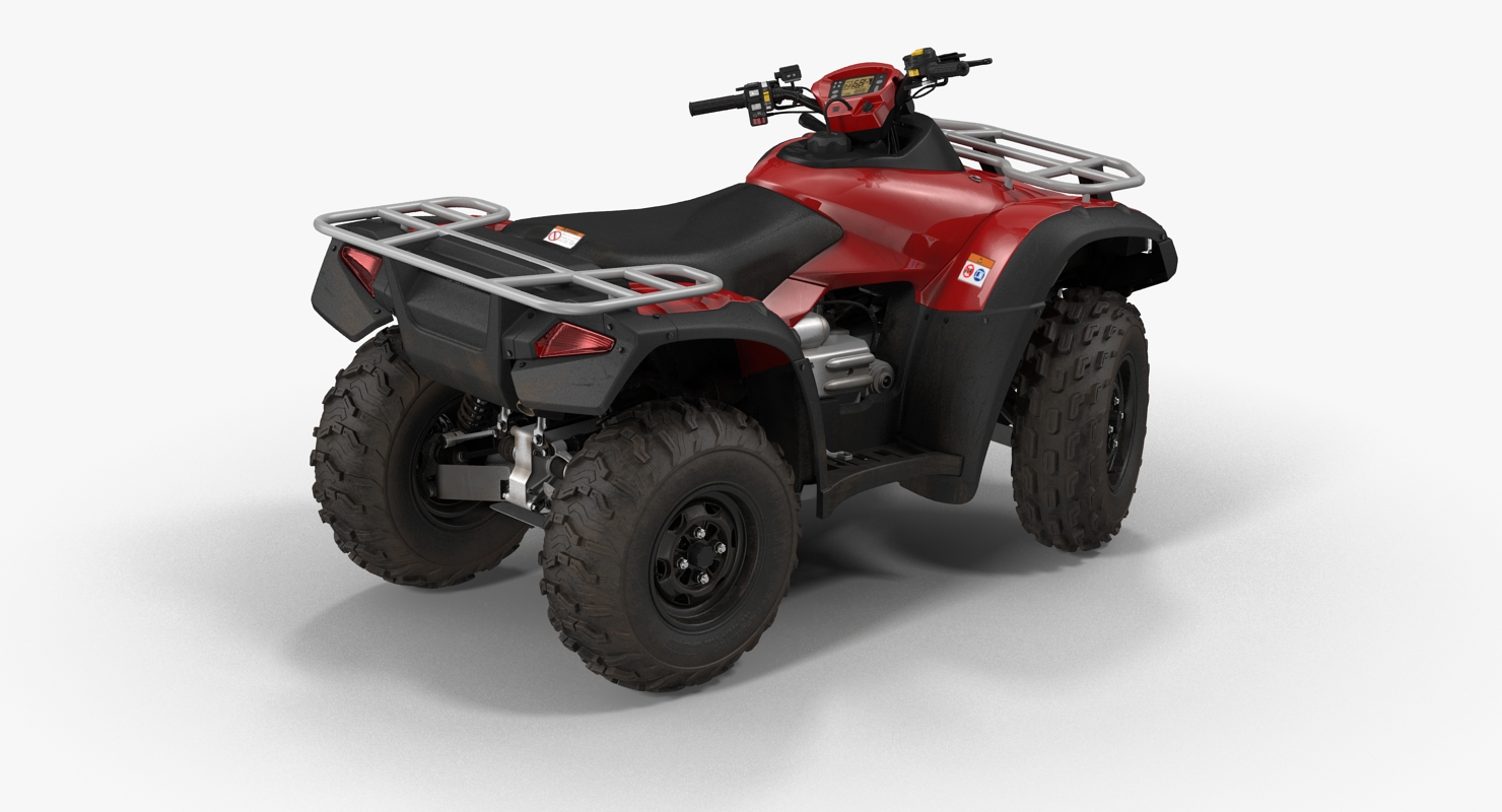 3D ATV Bike Generic Rigged model