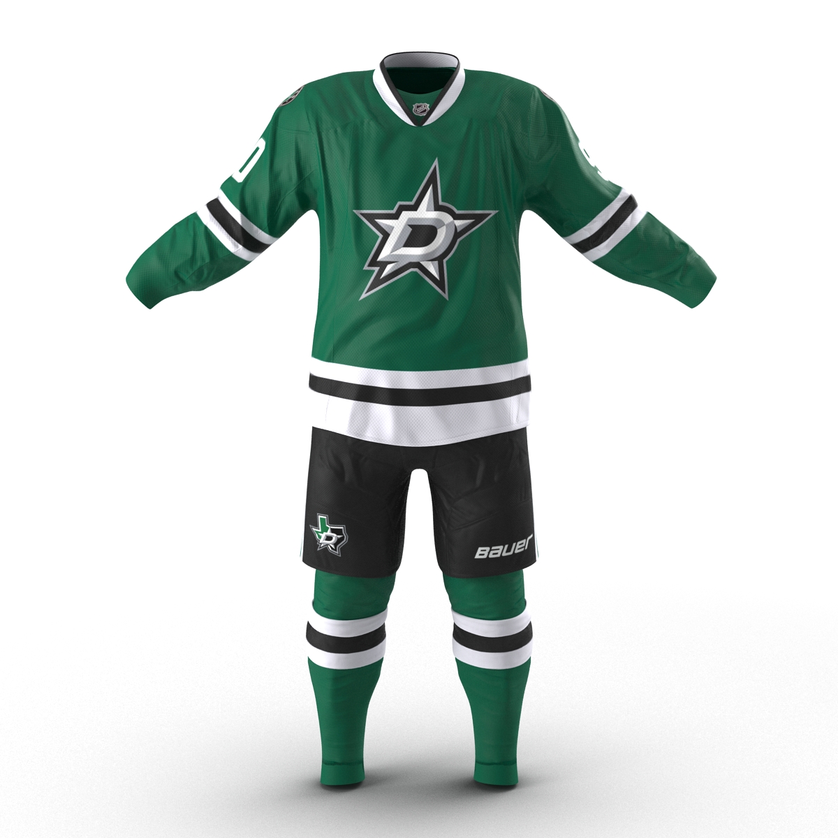 Hockey Clothes Dallas Stars 3D