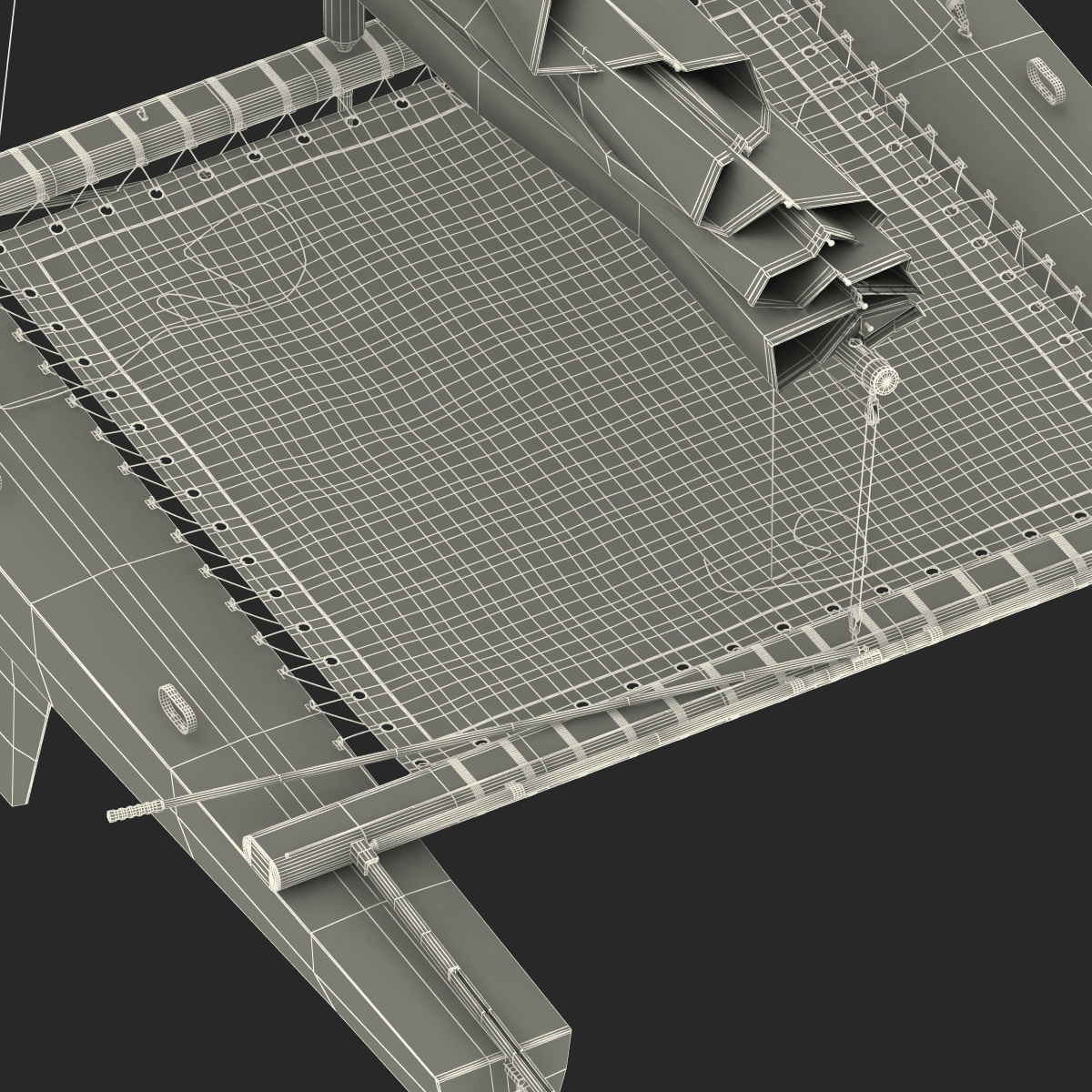 3D Small Sail Catamaran Generic model