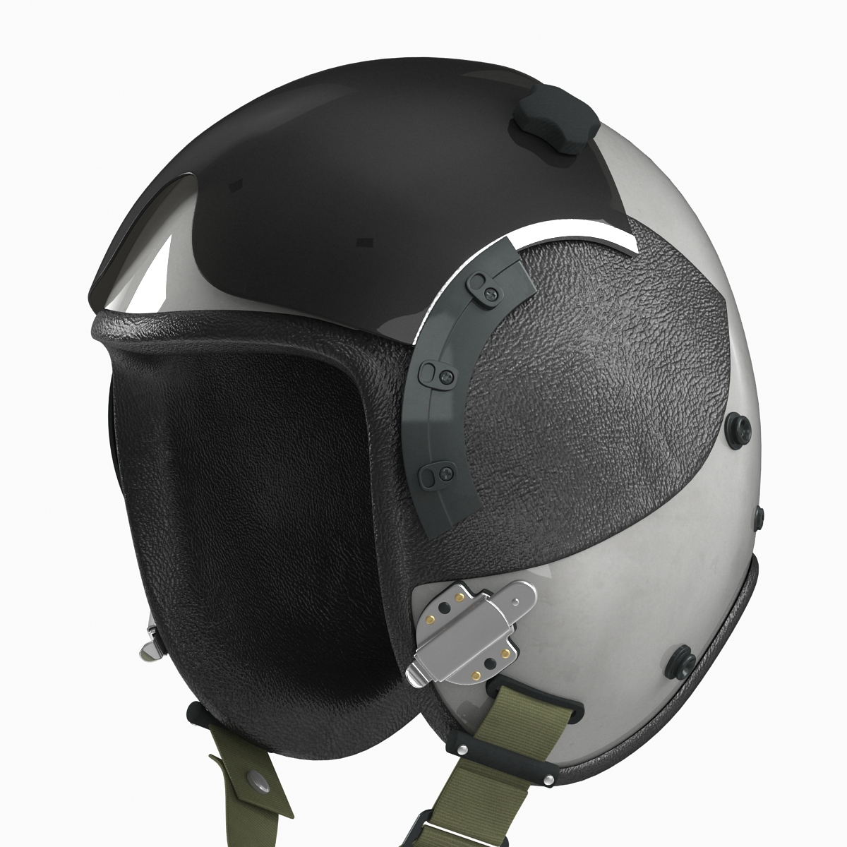 3D Military Pilot Helmet 2 model