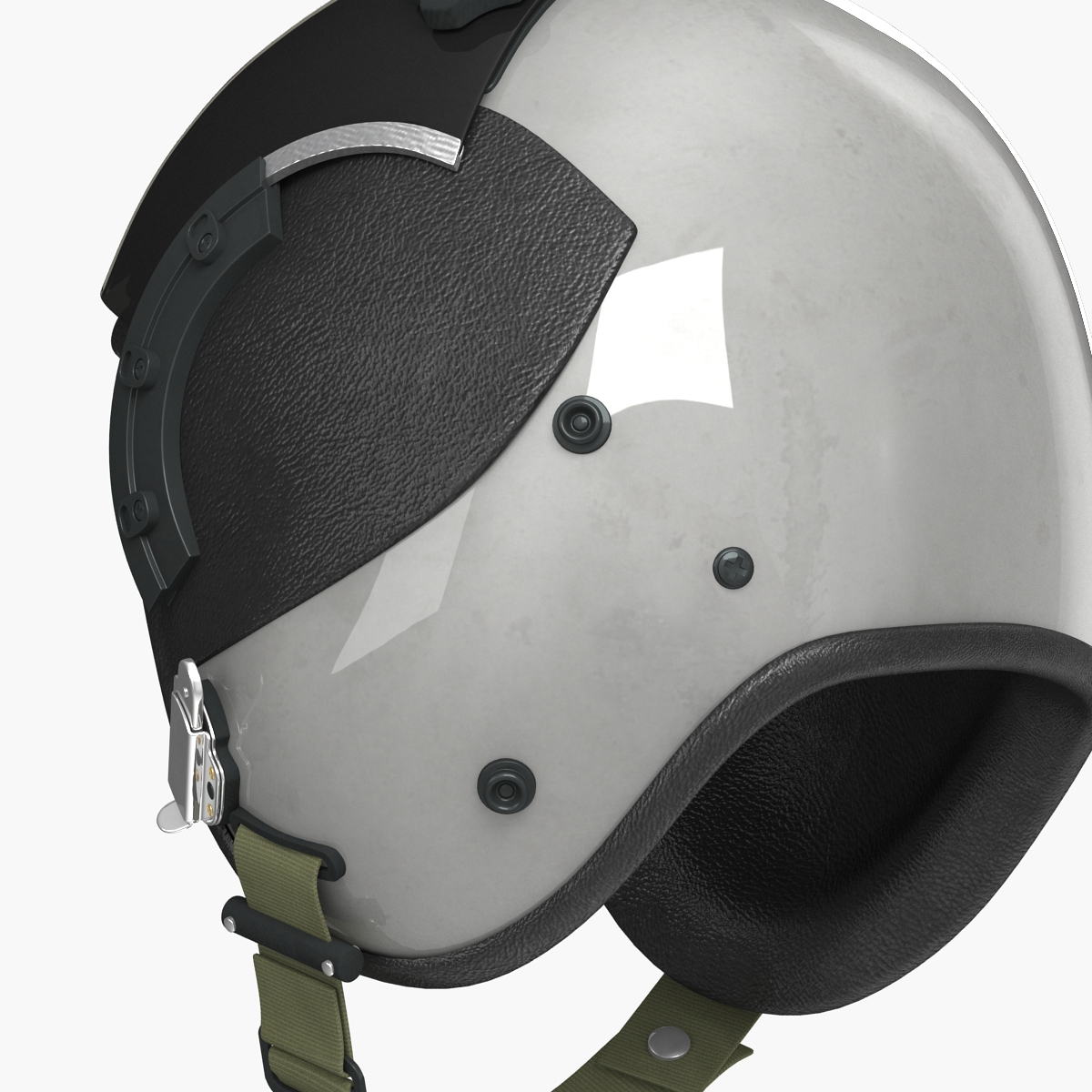 3D Military Pilot Helmet 2 model