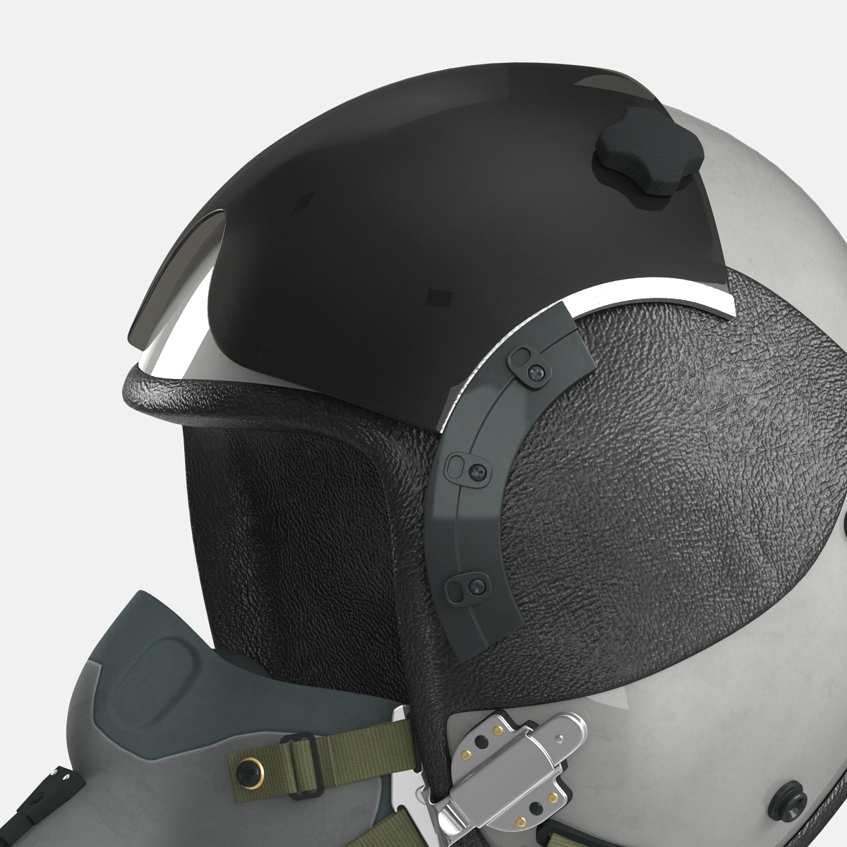 US Military Pilot Helmet 3D model