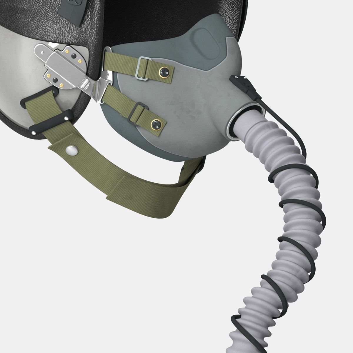 US Military Pilot Helmet 3D model