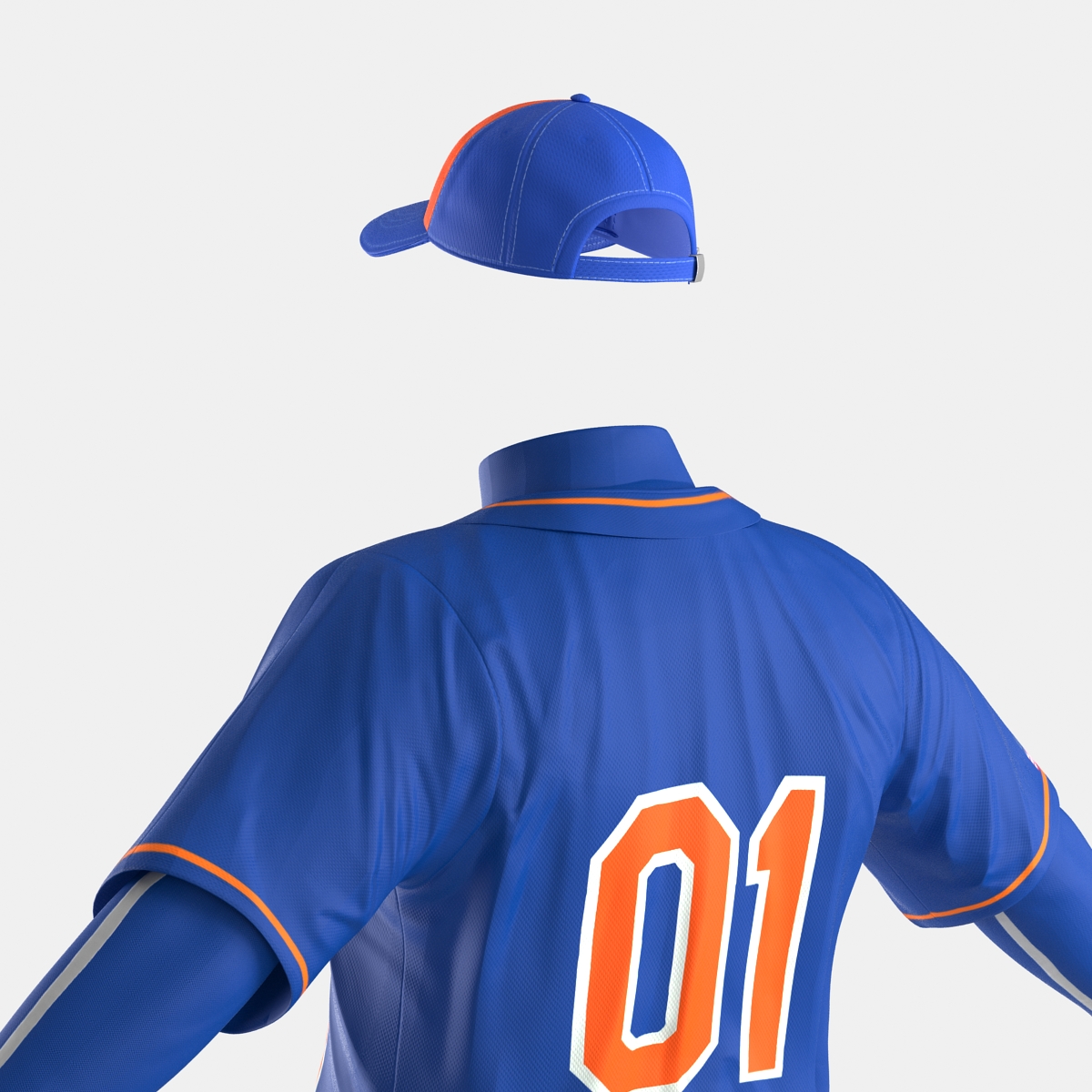 Baseball Player Outfit Generic 6 3D