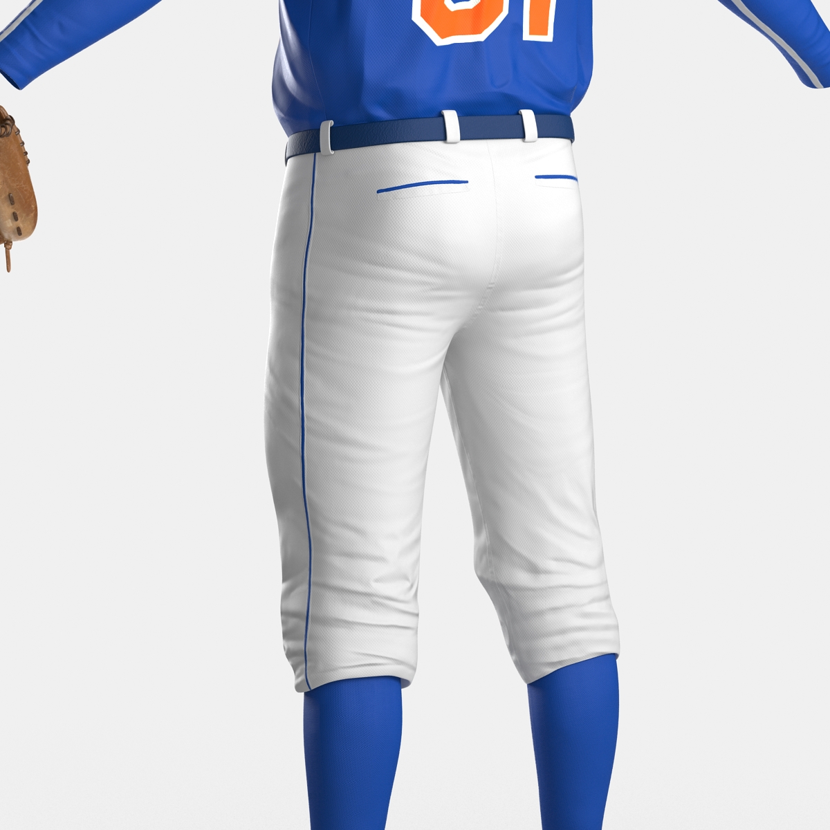 Baseball Player Outfit Generic 6 3D