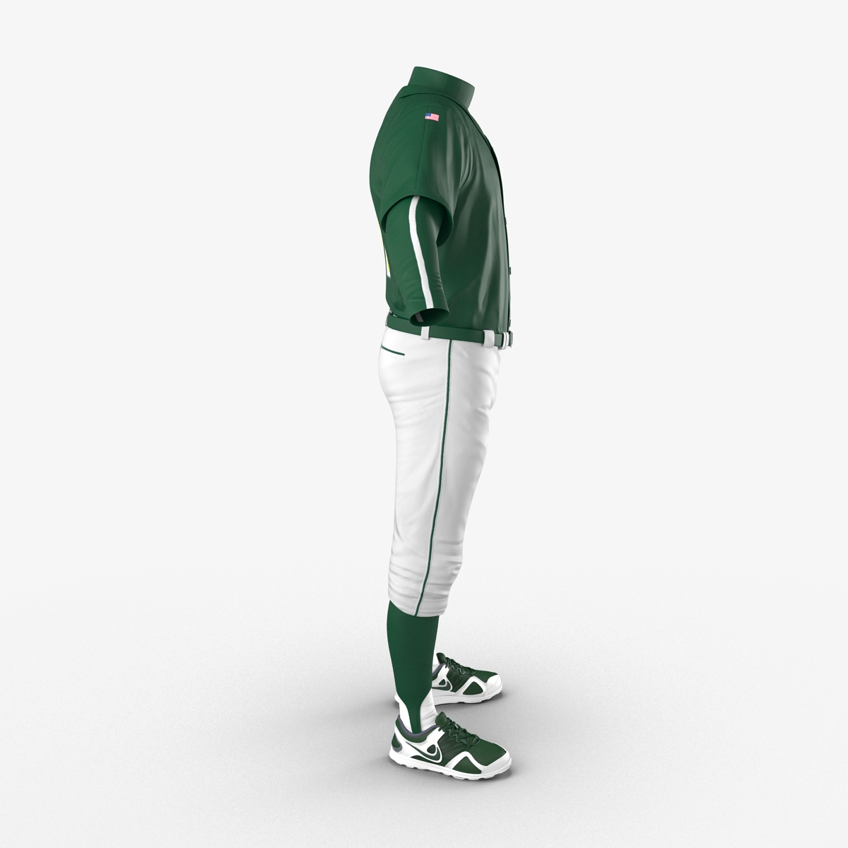 Baseball Player Outfit Generic 3 3D